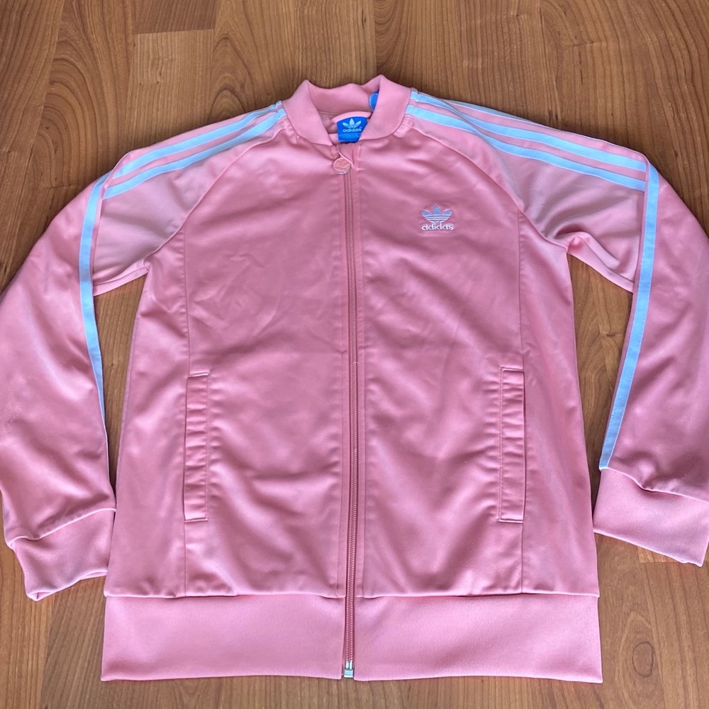 Addidas pink kids sweater